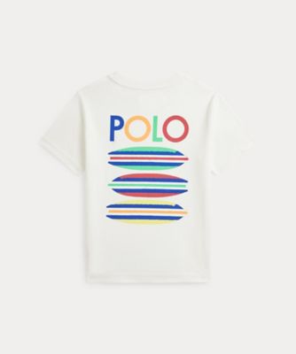 POLO RALPH LAUREN CHILDRENS WEAR /ポロ ラルフ ローレン チルドレンズウェア サーフボードプリント コットン ジャージー Tシャツ CWPOTSHB8021047