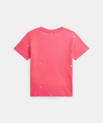 Ｂｉｇ　Ｐｏｎｙ　ペイントスプラッタープリント　コットン　Ｔシャツ　ＣＷＰＯＴＳＨＢ８０２１０６３