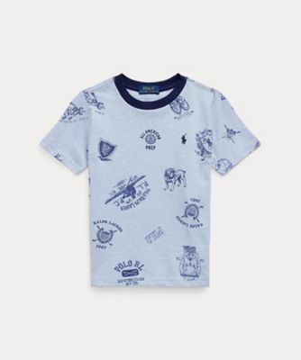 POLO RALPH LAUREN CHILDRENS WEAR /ポロ ラルフ ローレン チルドレンズウェア コットン ジャージー グラフィック Tシャツ CWPOTSHB8021092