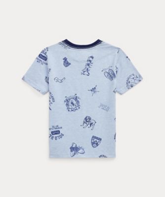 コットン ジャージー グラフィック Tシャツ