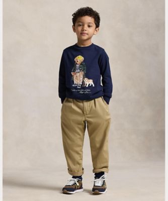 Polo ベア コットン ロングスリーブ Tシャツ