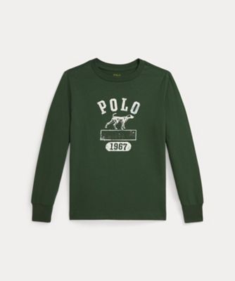 ＜POLO RALPH LAUREN CHILDRENS WEAR ＞コットン　ロングスリーブ　グラフィック　Ｔシャツ　ＣＷＰＯＴＳＨＢ８０２１１５９