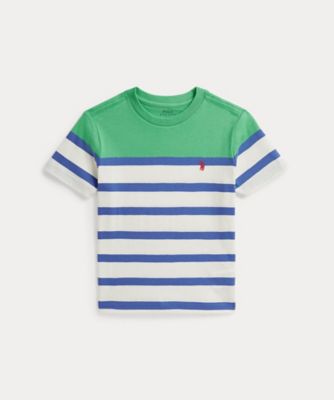 ＜POLO RALPH LAUREN CHILDRENS WEAR ＞ストライプド　コットン　ジャージー　Ｔシャツ　ＣＷＰＯＴＳＨＢ８０２１２４３