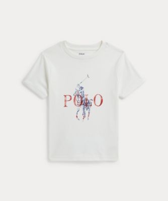 ＜POLO RALPH LAUREN CHILDRENS WEAR ＞Ｂｉｇ　Ｐｏｎｙ　コットン　ジャージー　Ｔシャツ　ＣＷＰＯＴＳＨＢ８０２１２４５