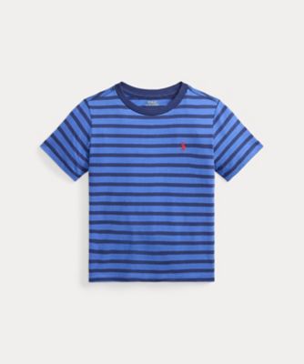 ＜POLO RALPH LAUREN CHILDRENS WEAR ＞ストライプド　コットン　ジャージー　Ｔシャツ　ＣＷＰＯＴＳＨＢ８０２１２７７