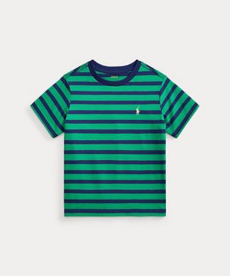 ＜POLO RALPH LAUREN CHILDRENS WEAR ＞ストライプド　コットン　ジャージー　Ｔシャツ　ＣＷＰＯＴＳＨＢ８０２１２８５