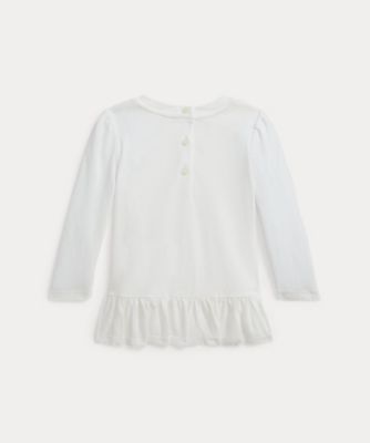 Ｐｏｌｏ　ベア　コットン　ジャージー　ペプラム　Ｔシャツ