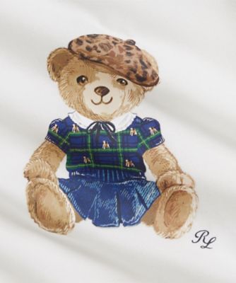 Polo ベア コットンロングスリーブ ペプラムTシャツ