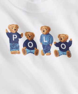 Polo ベア ロゴ コットン ジャージー Tシャツ