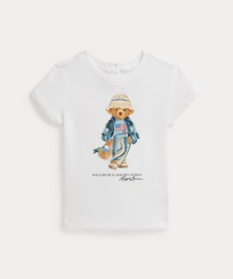 Polo ベア コットン ジャージー Tシャツ