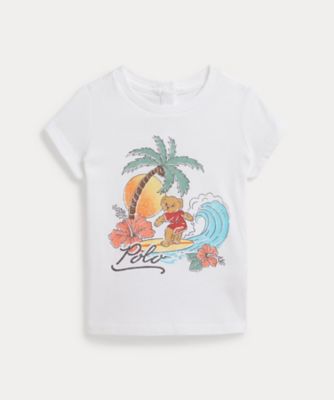 Polo ベア コットン ジャージー Tシャツ