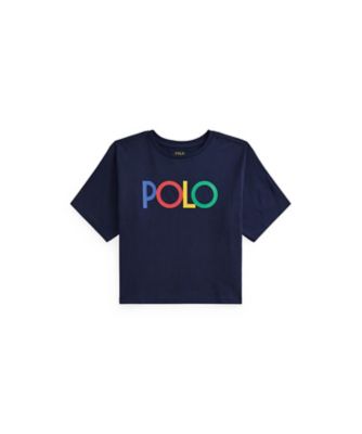 ＜POLO RALPH LAUREN CHILDRENS WEAR ＞ロゴ　コットン　ジャージー　クロップド　Ｔシャツ