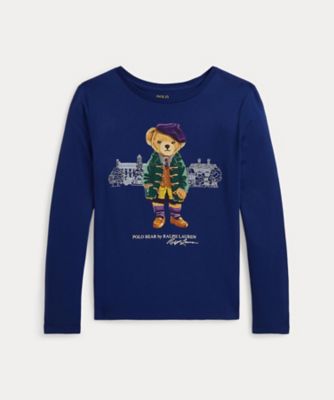 ＜POLO RALPH LAUREN CHILDRENS WEAR ＞Ｐｏｌｏ　ベア　コットン　ジャージー　ロングスリーブ　Ｔシャツ