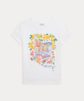＜POLO RALPH LAUREN CHILDRENS WEAR ＞コットン　ジャージー　グラフィック　Ｔシャツ　ＣＷＰＯＴＳＨＧ８０２０４７１