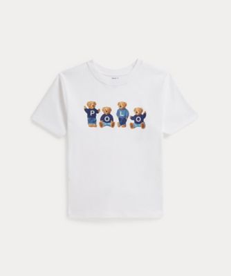 ＜POLO RALPH LAUREN CHILDRENS WEAR ＞Ｐｏｌｏ　ベア　ロゴ　コットン　ジャージー　Ｔシャツ　ＣＷＰＯＴＳＨＧ８０２０５３８