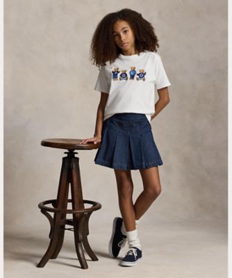 Polo ベア ロゴ コットン ジャージー Tシャツ