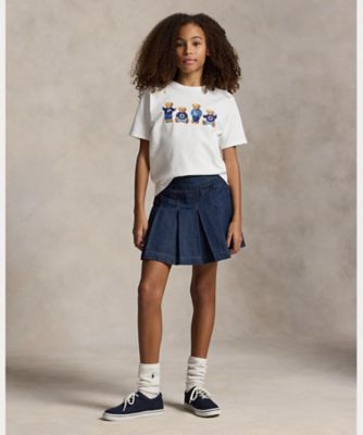 Polo ベア ロゴ コットン ジャージー Tシャツ