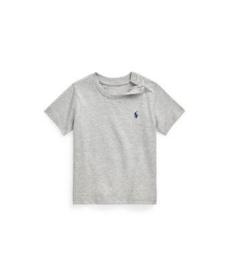 ＜三越伊勢丹/公式＞ POLO RALPH LAUREN CHILDRENS WEAR /ポロ ラルフ ローレン チルドレンズウェア コットン ジャージー クルーネック Tシャツ 020グレー ベビー用トップス【三越伊勢丹/公式】