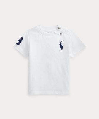 ＜三越伊勢丹/公式＞ POLO RALPH LAUREN CHILDRENS WEAR /ポロ ラルフ ローレン チルドレンズウェア Big Pony コットン ジャージー Tシャツ 100ホワイト ベビー用トップス【三越伊勢丹/公式】