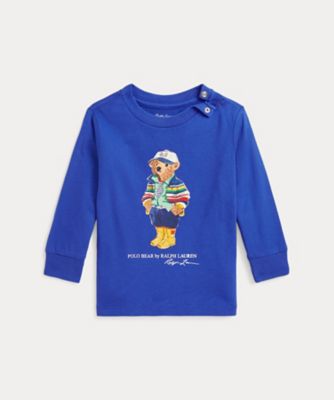 POLO RALPH LAUREN CHILDRENS WEAR /ポロ ラルフ ローレン チルドレンズウェア Ｐｏｌｏ　ベア　コットン　ロングスリーブ　Ｔシャツ　ＣＷＰＯＴＳＨＩ８０２０３６９