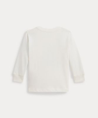 【2022年製】ポロラルフローレン　コットン　ロングスリーブシャツ　ポニー　美品 コットン メッシュ ロングスリーブ ポロシャツ