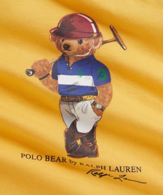 Polo ベア コットン ロングスリーブ Tシャツ