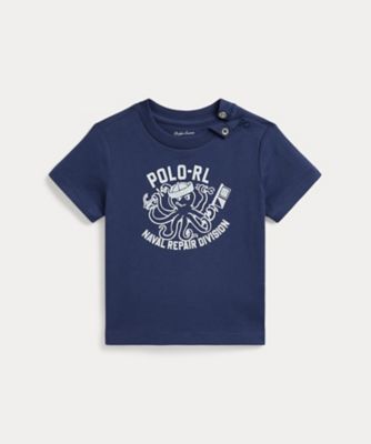 Polo ベア ロゴ コットン ジャージー Tシャツ