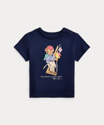 ラルフローレン子供用Tシャツ コットン ジャージー グラフィック Tシャツ