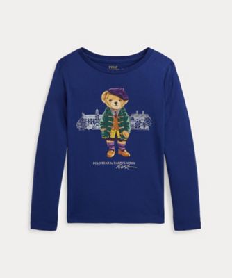 ＜POLO RALPH LAUREN CHILDRENS WEAR ＞Ｐｏｌｏ　ベア　コットン　ジャージー　ロングスリーブ　Ｔシャツ