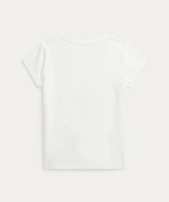 ドッグプリント コットン ジャージー Tシャツ