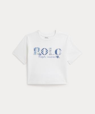 ＜POLO RALPH LAUREN CHILDRENS WEAR ＞ロゴ　コットン　ジャージー　ボクシー　Ｔシャツ　ＣＷＰＯＴＳＨＲ８０２０５３２