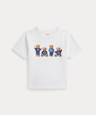 ＜POLO RALPH LAUREN CHILDRENS WEAR ＞Ｐｏｌｏ　ベア　ロゴ　コットン　ジャージー　Ｔシャツ　ＣＷＰＯＴＳＨＲ８０２０５３３