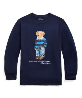 ＜POLO RALPH LAUREN CHILDRENS WEAR ＞ラグビー　ベア　コットン　ジャージー　Ｔシャツ