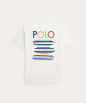 ＜POLO RALPH LAUREN CHILDRENS WEAR ＞サーフボードプリント　コットン　ジャージー　Ｔシャツ　ＣＷＰＯＴＳＨＹ８０２１０４５
