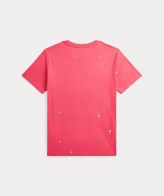 Ｂｉｇ　Ｐｏｎｙ　ペイントスプラッタープリント　コットン　Ｔシャツ　　ＣＷＰＯＴＳＨＹ８０２１０５０