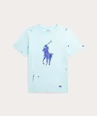 Ｂｉｇ　Ｐｏｎｙ　ペイントスプラッタープリント　コットン　Ｔシャツ　　ＣＷＰＯＴＳＨＹ８０２１０５８