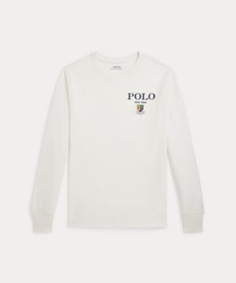 POLO RALPH LAUREN CHILDRENS WEAR /ポロ ラルフ ローレン チルドレンズウェア コットン ロングスリーブ グラフィック Tシャツ CWPOTSHY8021193