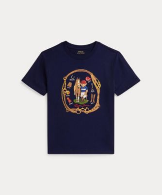 Polo ベア コットン ジャージー Tシャツ