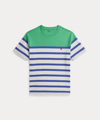 ＜POLO RALPH LAUREN CHILDRENS WEAR ＞ストライプド　コットン　ジャージー　Ｔシャツ　ＣＷＰＯＴＳＨＹ８０２１２８０