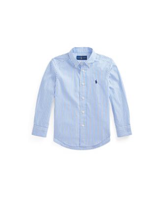 POLO RALPH LAUREN CHILDRENS WEAR /ポロ ラルフ ローレン チルドレンズウェア ストライプド コットン ポプリン シャツ