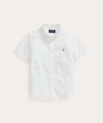 ＜POLO RALPH LAUREN CHILDRENS WEAR ＞コットン　オックスフォード　ショートスリーブ　シャツ　ＣＷＰＯＷＯＶＢ６８２０３６４