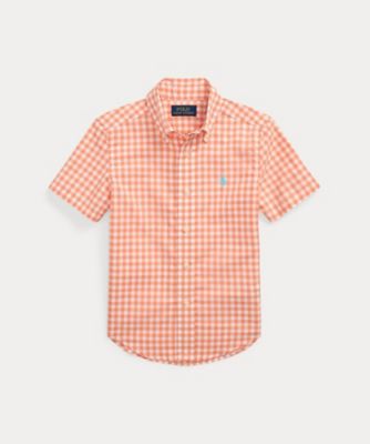 POLO RALPH LAUREN CHILDRENS WEAR /ポロ ラルフ ローレン チルドレンズウェア チェック コットン ポプリン ショートスリーブ シャツ CWPOWOVB6820567