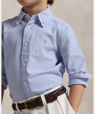 RALPH LAUREN｜(ボーイズ 8才~20才)ストライプド コットン シア