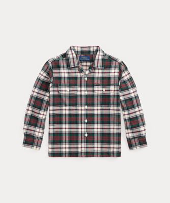 POLO RALPH LAUREN CHILDRENS WEAR /ポロ ラルフ ローレン チルドレンズウェア チェック コットン オックスフォード ワークシャツ CWPOWOVB6820622 999マルチカラー トップス【三越伊勢丹/公式】