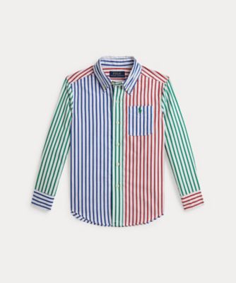 ストライプド コットン ポプリン シャツ | POLO RALPH LAUREN