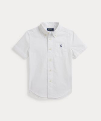 ＜POLO RALPH LAUREN CHILDRENS WEAR ＞コットン　シアサッカー　ショートスリーブ　シャツ　ＣＷＰＯＷＯＶＢ６８２０６５９