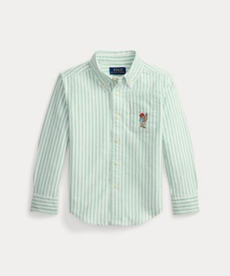 ＜POLO RALPH LAUREN CHILDRENS WEAR ＞Ｐｏｌｏ　ベア　コットン　オックスフォード　シャツ　ＣＷＰＯＷＯＶＢ６８２０６６２