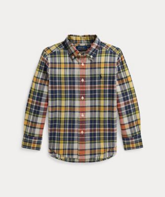 ＜POLO RALPH LAUREN CHILDRENS WEAR ＞チェック　コットン　マドラス　シャツ　ＣＷＰＯＷＯＶＢ６８２０６７７