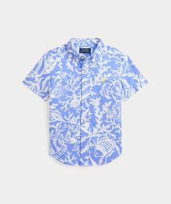 ＜POLO RALPH LAUREN CHILDRENS WEAR ＞シープリント　コットン　ショートスリーブ　シャツ　ＣＷＰＯＷＯＶＢＮ８２００３５