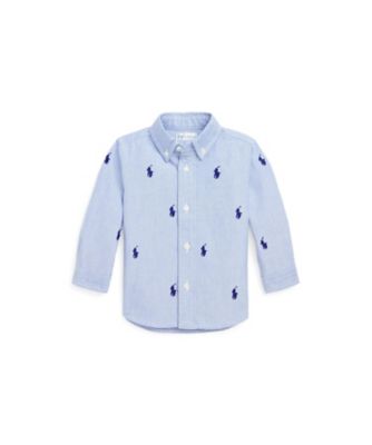 ＜POLO RALPH LAUREN CHILDRENS WEAR ＞Ｐｏｌｏ　ポニー　コットン　オックスフォード　シャツ